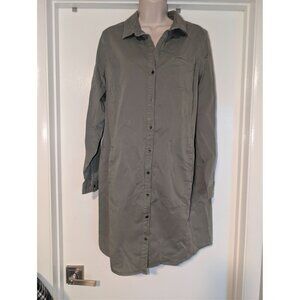 J. Jill Live In Chino dress sz 14 NWT olive green